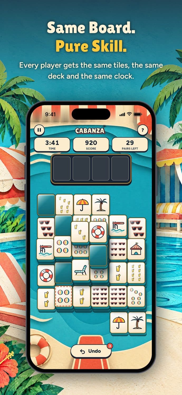 Same board, pure skill