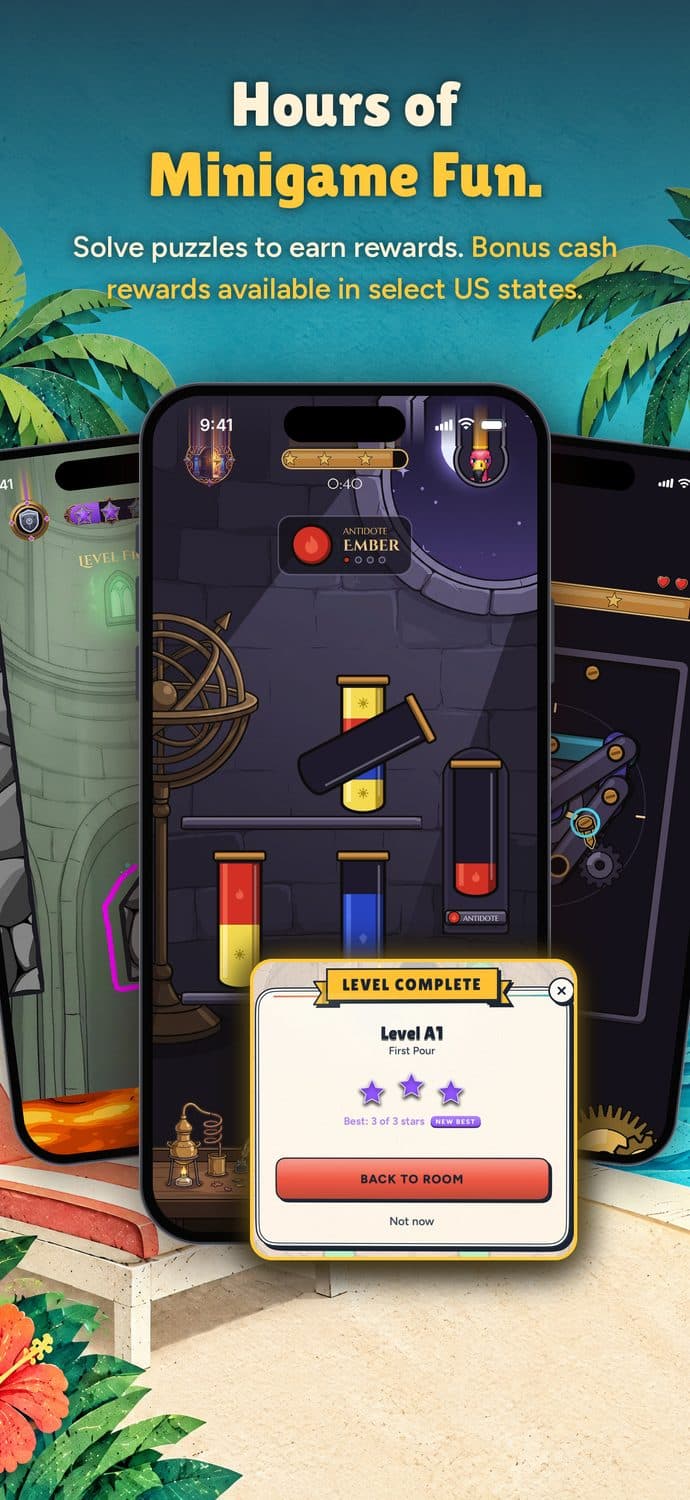 Minigame levels