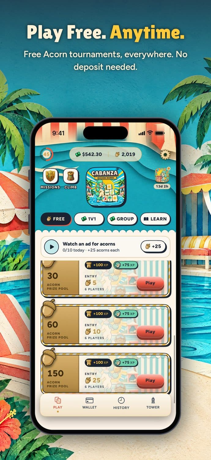 Play free, anytime
